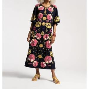 FRANCES VALENTINE dreamy caftan in african daisy